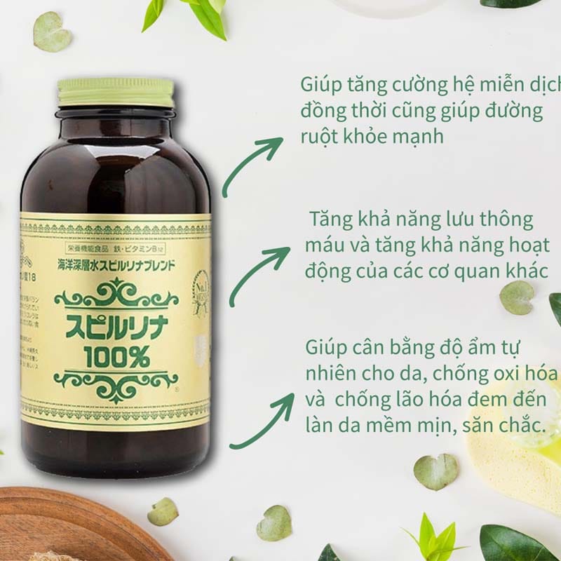 Viên uống tảo xoắn Spirulina Nhật Bản - 29 Viên uống tảo xoắn Spirulina Nhật Bản - 28