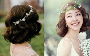 10+ Kiểu tóc cho cô dâu tóc ngắn đẹp - 3