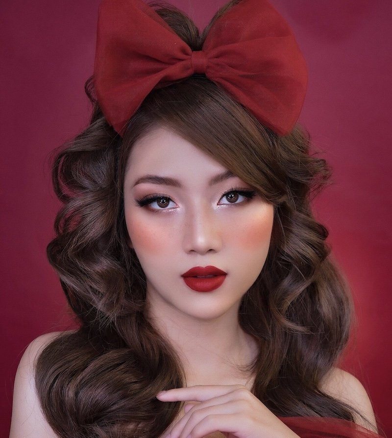 [Bí Quyết] Trang điểm, Makeup tone đỏ đẹp nữ tính - 43