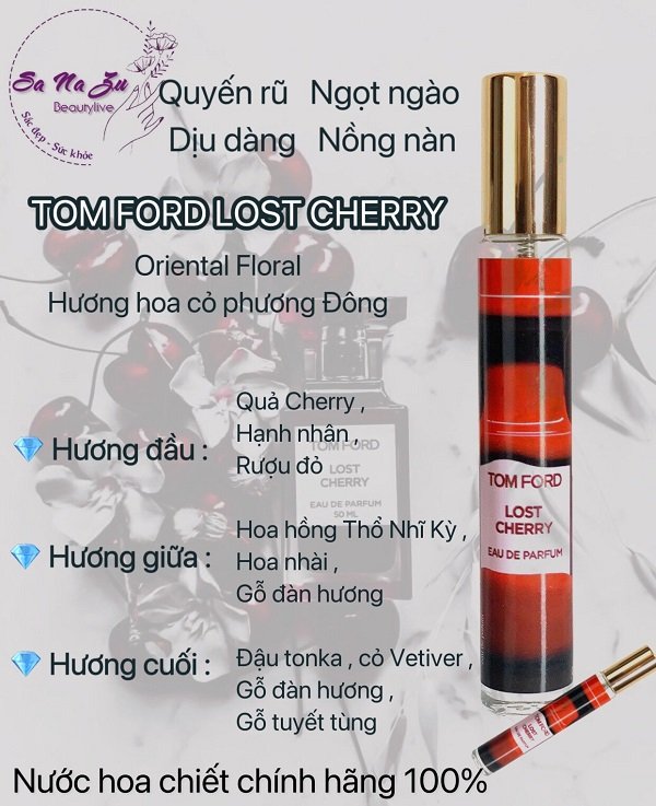Nước hoa Tom Ford Lost Cherry chiết 10ml - 29