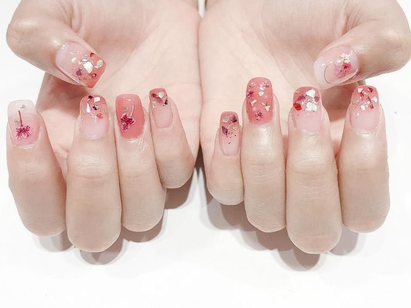 10+ Mẫu nail tone hồng, nailbox tone hồng đẹp - 56 10+ Mẫu nail tone hồng, nailbox tone hồng đẹp - 55
