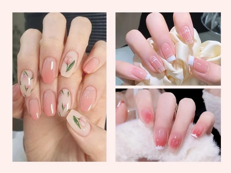 10+ Mẫu nail tone hồng, nailbox tone hồng đẹp - 60 10+ Mẫu nail tone hồng, nailbox tone hồng đẹp - 59