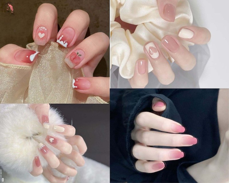 10+ Mẫu nail tone hồng, nailbox tone hồng đẹp - 62 10+ Mẫu nail tone hồng, nailbox tone hồng đẹp - 61