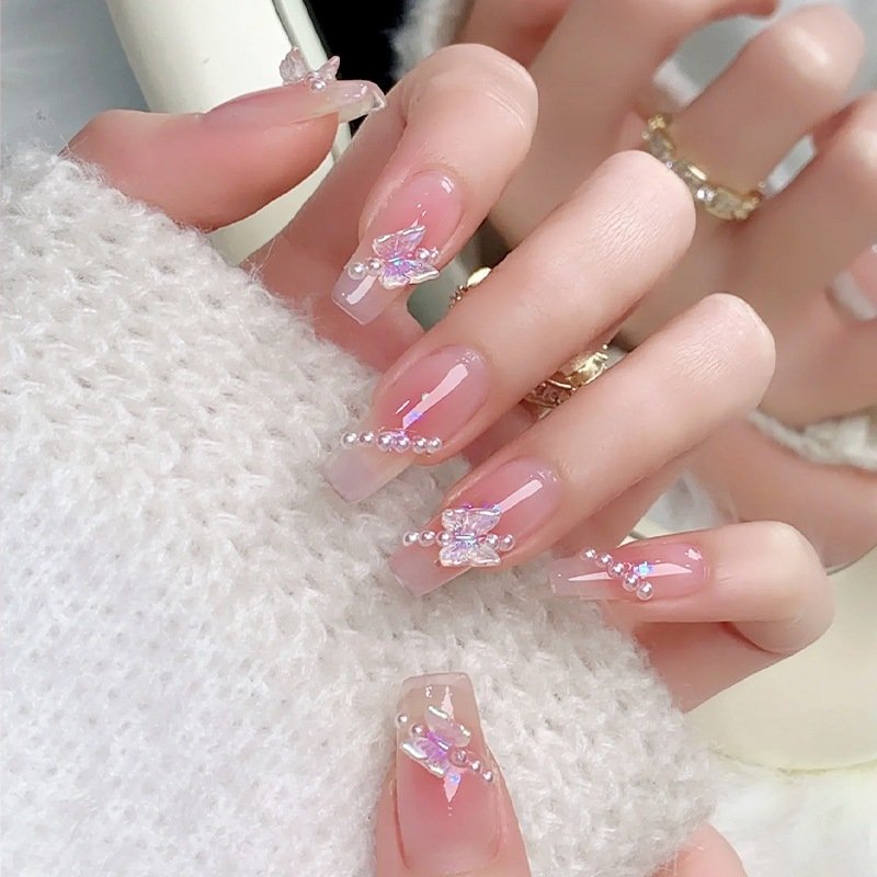 10+ Mẫu nail tone hồng, nailbox tone hồng đẹp - 46 10+ Mẫu nail tone hồng, nailbox tone hồng đẹp - 45