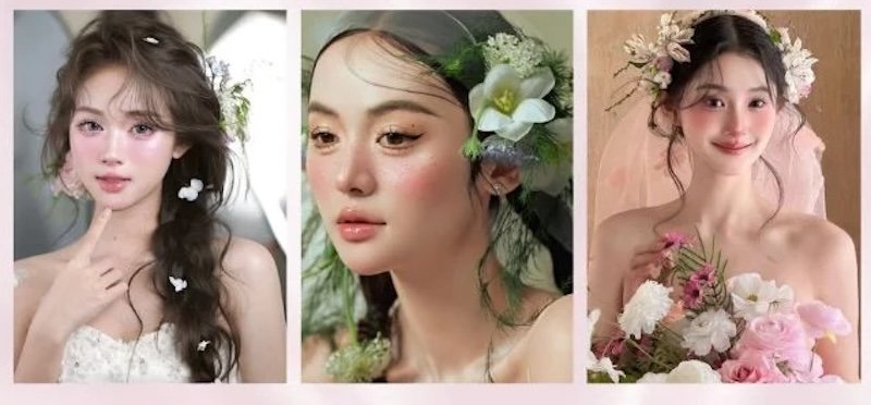 10+ Trang điểm, Makeup cô dâu tone Douyin, Trung Quốc - 32 10+ Trang điểm, Makeup cô dâu tone Douyin, Trung Quốc - 31