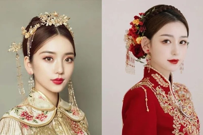 10+ Trang điểm, Makeup cô dâu tone Douyin, Trung Quốc - 34 10+ Trang điểm, Makeup cô dâu tone Douyin, Trung Quốc - 33