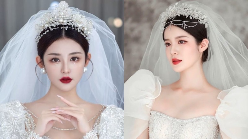 10+ Trang điểm, Makeup cô dâu tone Douyin, Trung Quốc - 36 10+ Trang điểm, Makeup cô dâu tone Douyin, Trung Quốc - 35