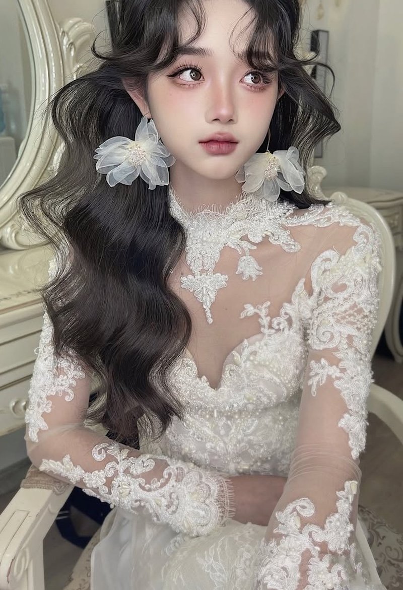 10+ Trang điểm, Makeup cô dâu tone Douyin, Trung Quốc - 44 10+ Trang điểm, Makeup cô dâu tone Douyin, Trung Quốc - 43