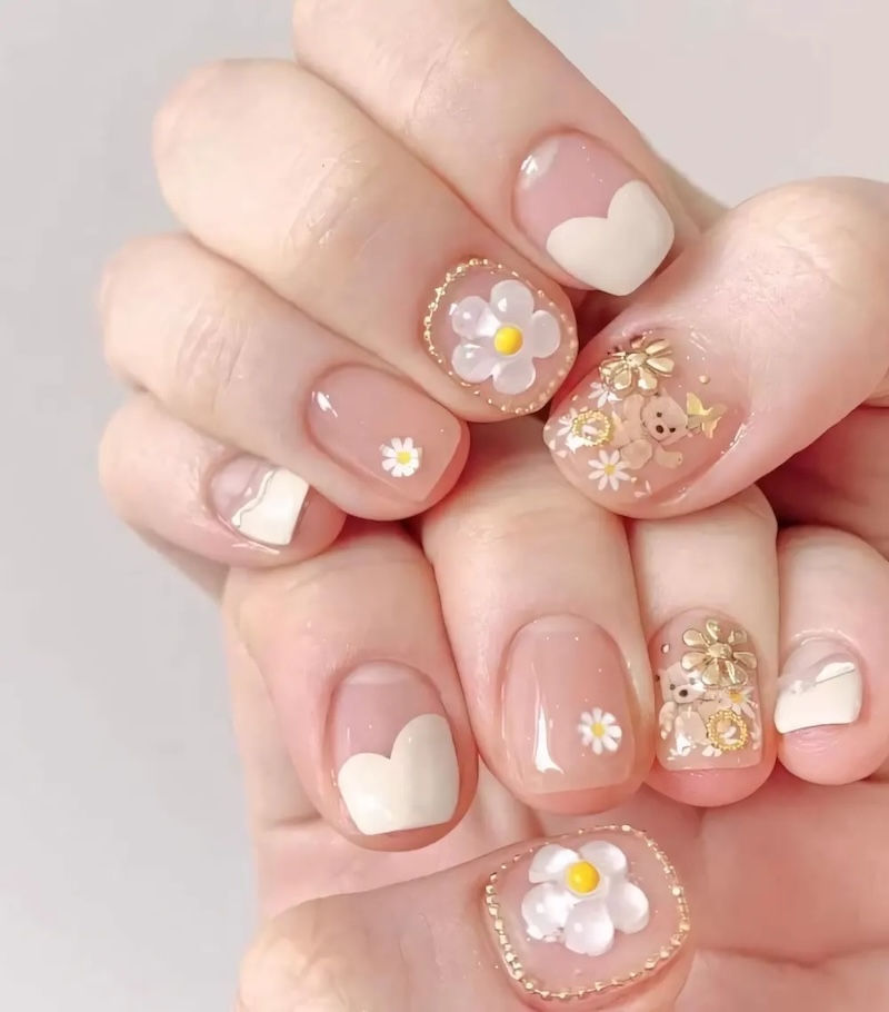 99+ Mẫu nail tết đẹp ứng dụng cho móng tay, chân - 44 99+ Mẫu nail tết đẹp ứng dụng cho móng tay, chân - 43