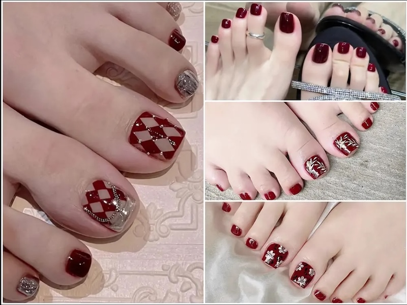 99+ Mẫu nail tết đẹp ứng dụng cho móng tay, chân - 46 99+ Mẫu nail tết đẹp ứng dụng cho móng tay, chân - 45