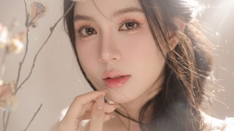 makeup douyin tone hồng