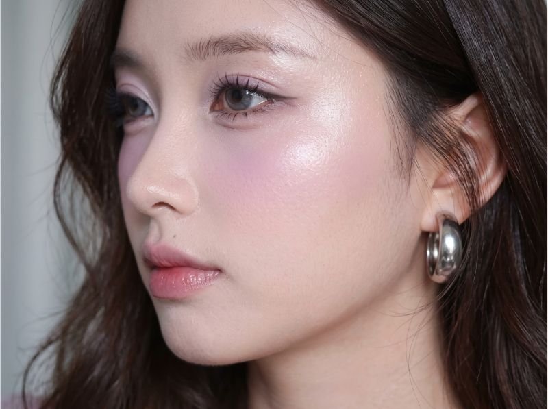 cách makeup tone tím