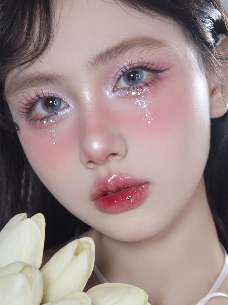 Cách makeup tone tím, Các layuot trang điểm tone tím đẹp - 42 Cách makeup tone tím, Các layuot trang điểm tone tím đẹp - 41